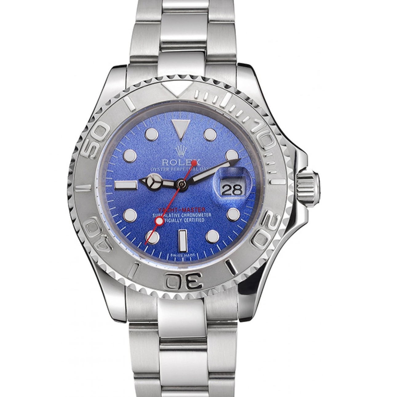 MiroTime 0805 Swiss Rolex Yacht-Master Blue Dial Stainless Steel Case And Bracelet
